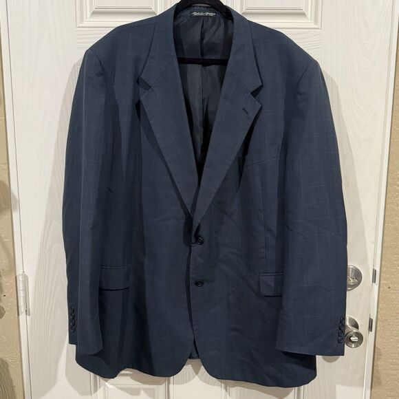 Kilburne & Finch Men's Size 50L Blue Premium Quality Suit‎ Blazer Jacket - Picture 1 of 9